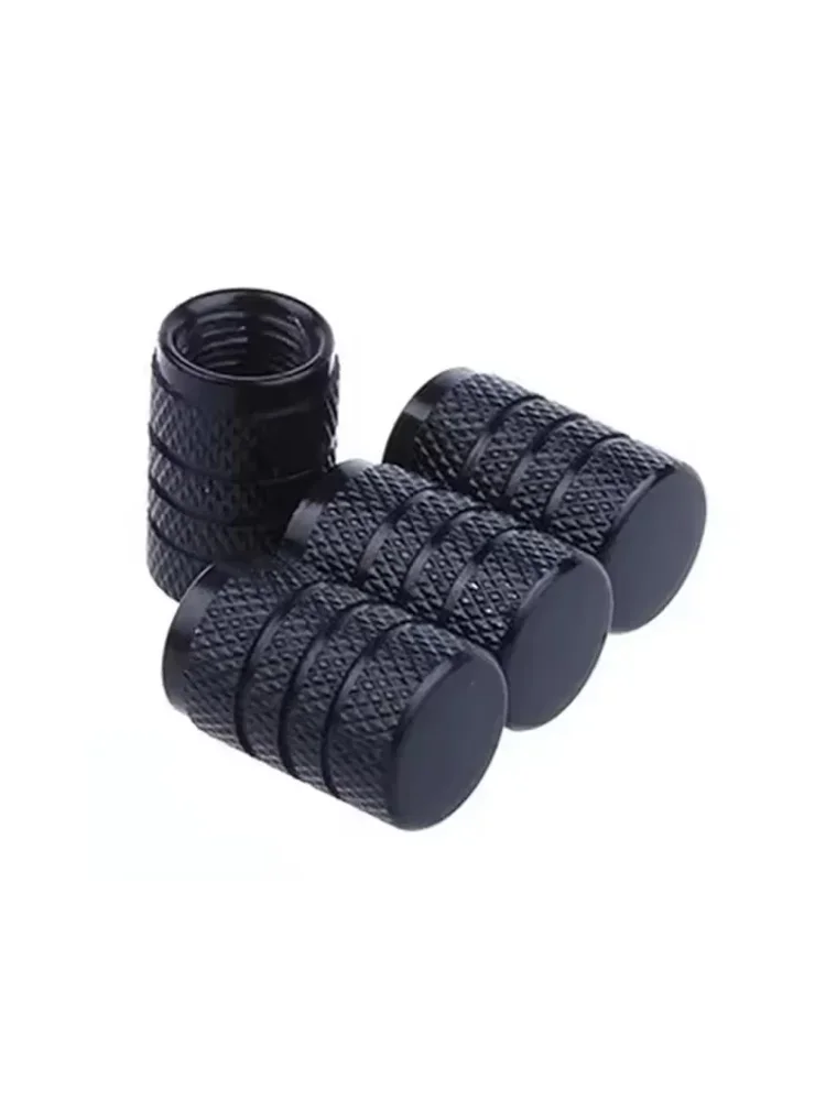 Protections universelles pour valves en aluminium - 4 capuchons anti-poussière pour valves de pneus de voiture, de moto et de vélo