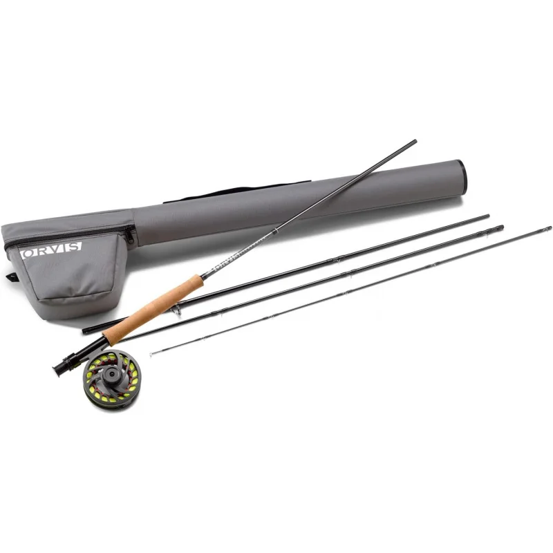 

QOrvis Clearwater Fly Outfit - Fishing Rod and Reel Combo Starter Kit.