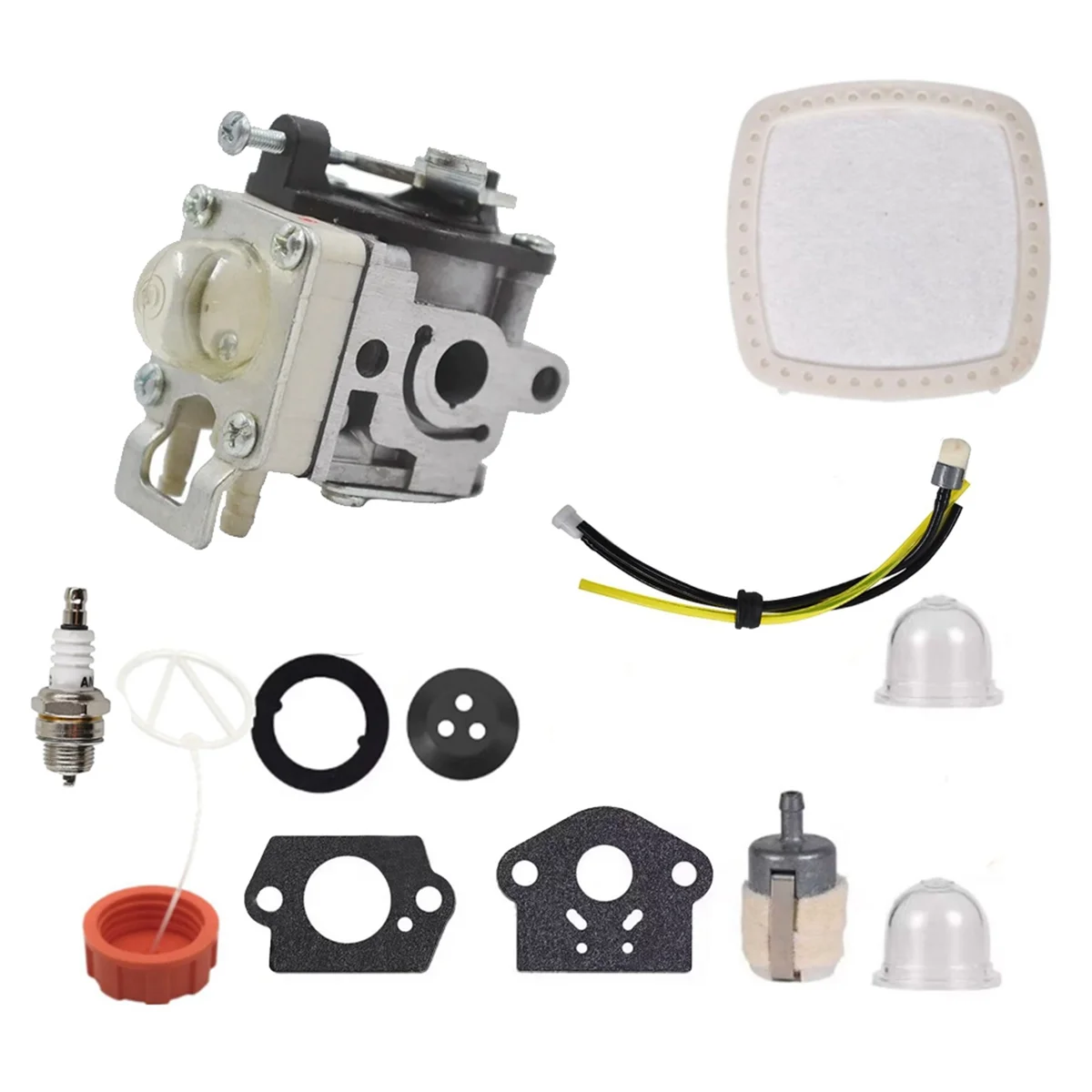 Leaf Blower Carburetor with Air Filter A021004700 A021000722 for Echo PB-2520