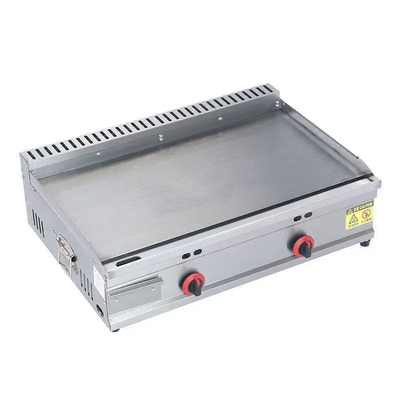 

Commercial gas grilling furnace iron plate squid pancake baking cold noodle filling equipment