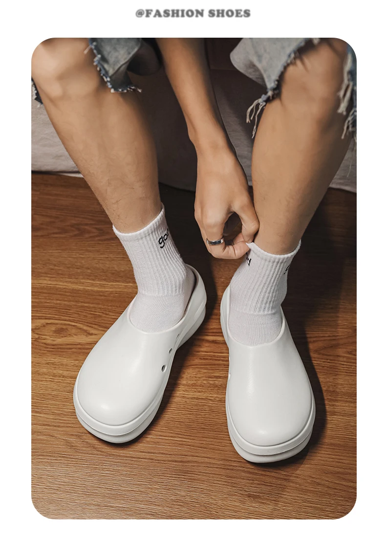 Hotel-Kochschuhe, Vier-Jahreszeiten-Modell, Neu, Rutschfest, Wasserdicht, Ölbeständig, Weiche Sohle, Küchen-Arbeitsschuhe, Herren-Outdoor-Freizeit-Sicherheitsschuhe – Detail 16