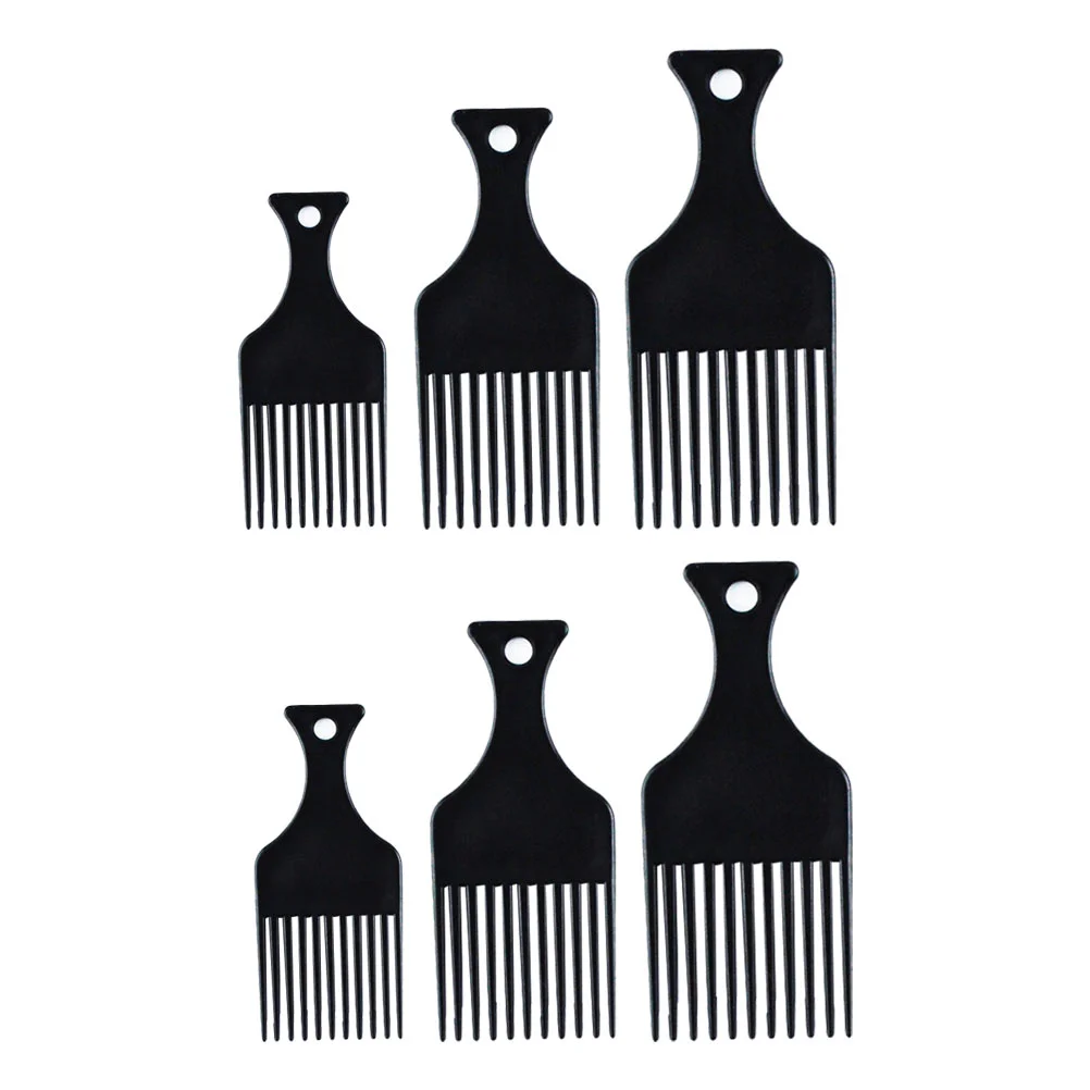 

6 Pcs Oil Comb Barber Hair Styling Wide-tooth Hairdressing Hairstyling Tool Large Hairbrush Waver