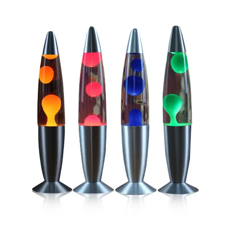 Creative Little Night Lamp Household European and American Style Hardware Wax Lamp Volcano Lava Lamp