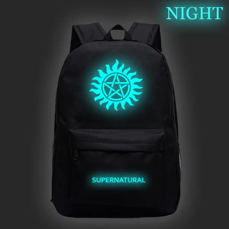 

Supernatural Luminous Backpack Women Men Laptop Backpack New Galaxy School Bags for Students Boys Girls Outdoor Travel Backpack