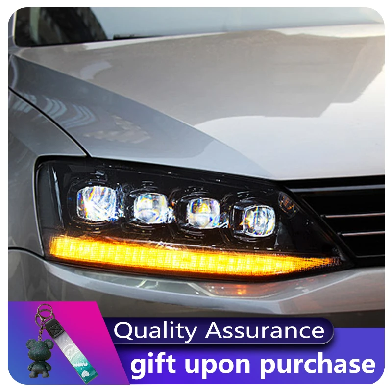 

Auto Light For Volkswagen VW Jetta Sagitar Golf5 2012-2018 Front Lamp Modified DRL Headlight Dynamic LED Projector Lens Tool Car
