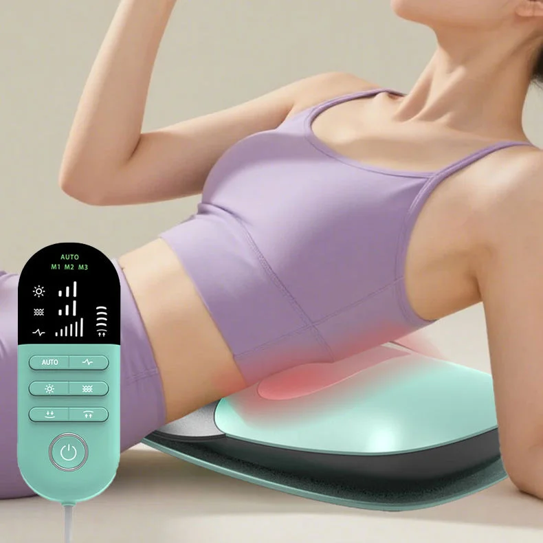 

Multifunctional Electric Waist Lumbar Massager Spine Support Back Massage Stretcher with Vibration Heating and Airbag Traction
