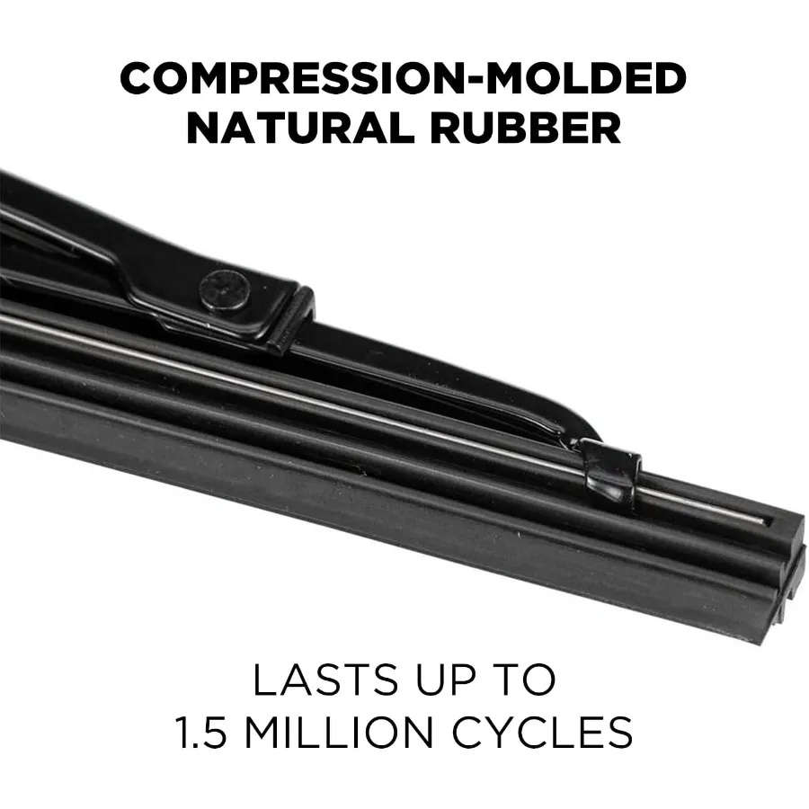 Heavy Duty 2Pack 36 + 36 vervangende ruitenwisserbladen voor vrachtwagens, bussen, campers en zware uitrusting met 5 tot 2 3 inch zadel