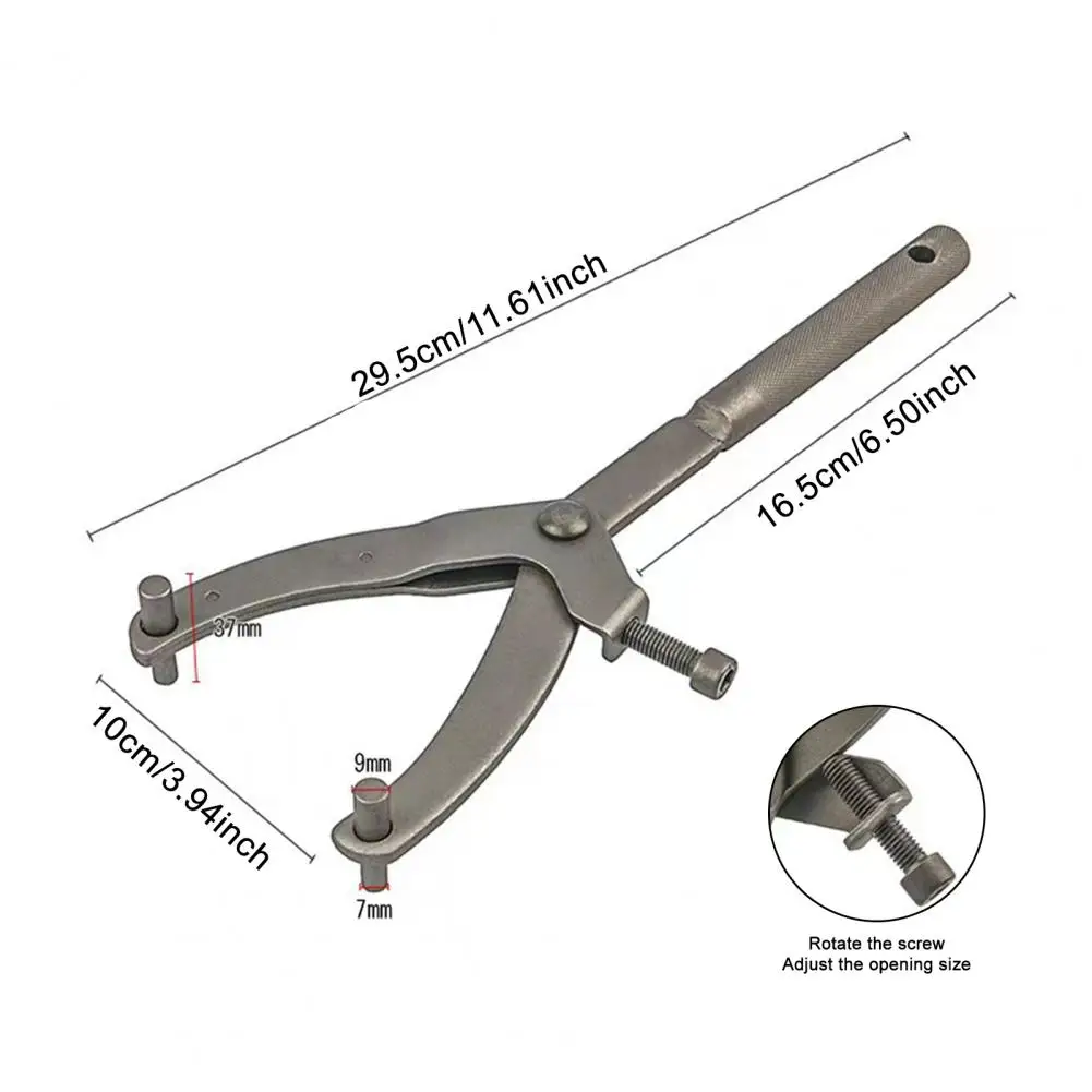 

Y Type Flywheel Wrench Adjustable Magnetic Motor Clutch Removal Tool For Motorcycle Straddle Bikes Easy To Use Pulley Spanner