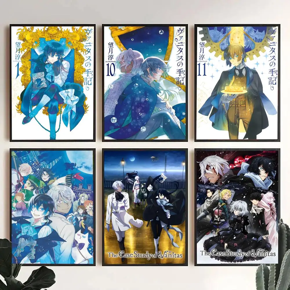 Anime The C-Case Study Of V-Vanitas Poster Decorative Wall Art Stickers Mural For Home Living Room Hallway Decor Gift