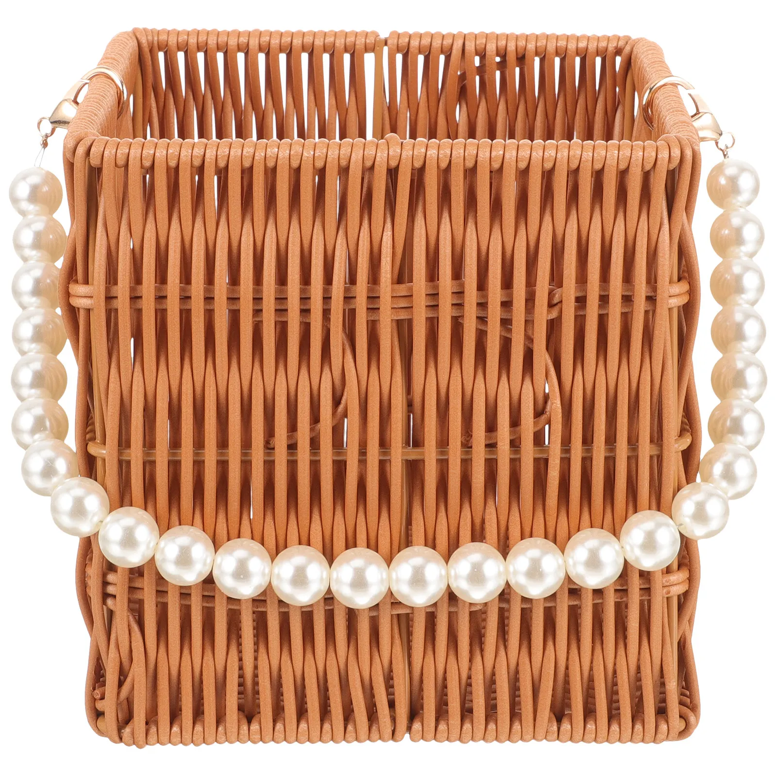 

Decorative Woven Basket Multipurpose Plant Pot Holder Indoor Flower Storage Rustic Hand-Woven Flower Arrangement Storage Basket