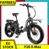 Fafrees F20 X-Max Electric Bike 20*4.0 inch Fat Tire 750W Brushless Motor E-Bike 48V 30AH Battery 25km/h Max Speed 200km Range