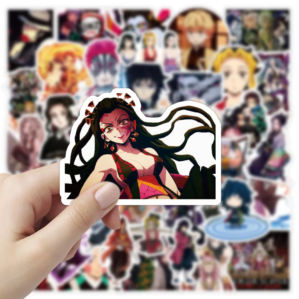 ملصقات كيميتسو نو يايبا قاتل الشياطين ، يوكاكو هين ، ملصق فينيل رائع للجرافيتي لأجهزة الكمبيوتر المحمول ، السيارة ، مقاومة للماء ، 50 * * ،