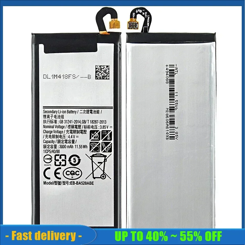 Battery EB-BA310ABE For Samsung Galaxy A3 A5 A6 A7 A8 A9 (2015 2016 2017 2018) SM A310 A500 A510 A520 A520F A310M A310Y SM-A310F