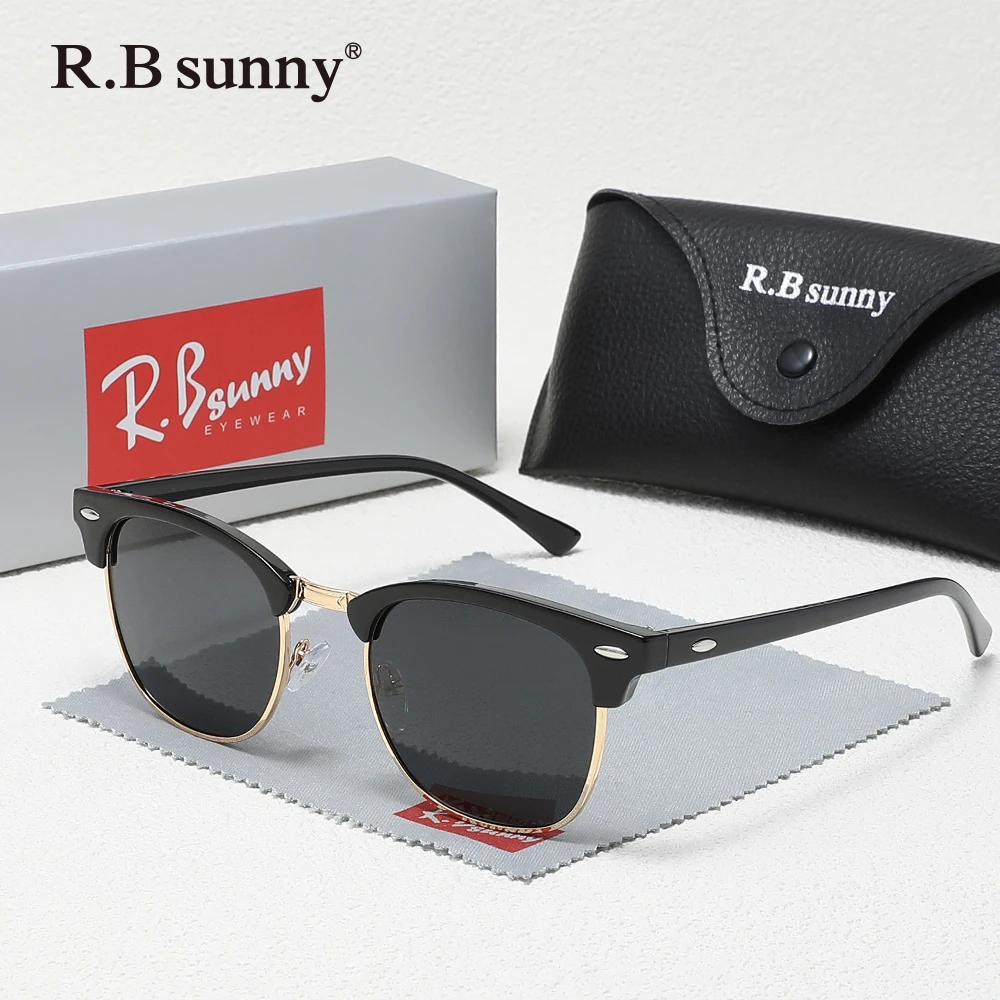 新着サングラス合金偏光-uv400-ベーシックカジュアルアイウェア男性女性運転用メガネ