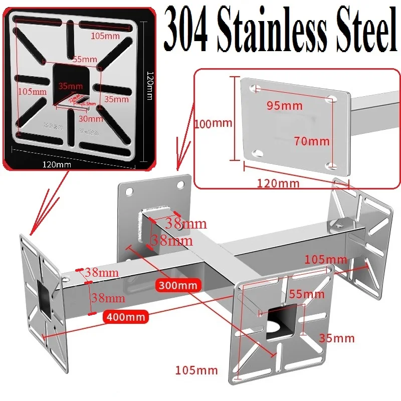 

Взрывозащищенный настенный/стержневой кронштейн из нержавеющей стали SUS304 для крепления камер видеонаблюдения в 2/3 направлениях, аналог Hikvision, высшее качество