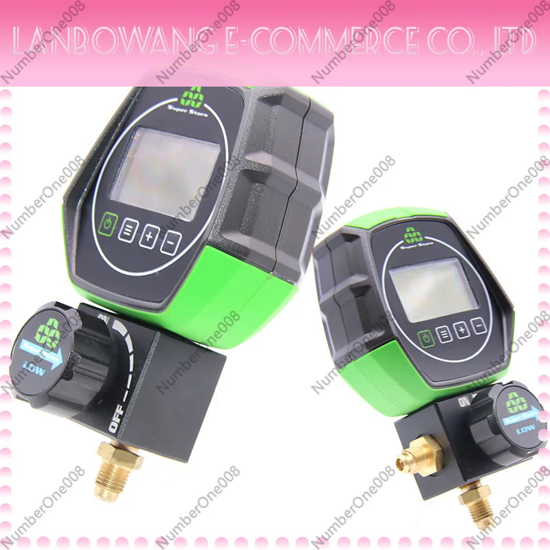 Digital AC Manifold Gauge Set Refrigerant Pressure Tester for R134a R22 R410a