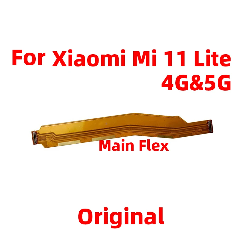 original LCD Mother Board Connector Flex Cable For Xiaomi Mi 11 Lite 4G 5G LCD Screen Mainboard Ribbon