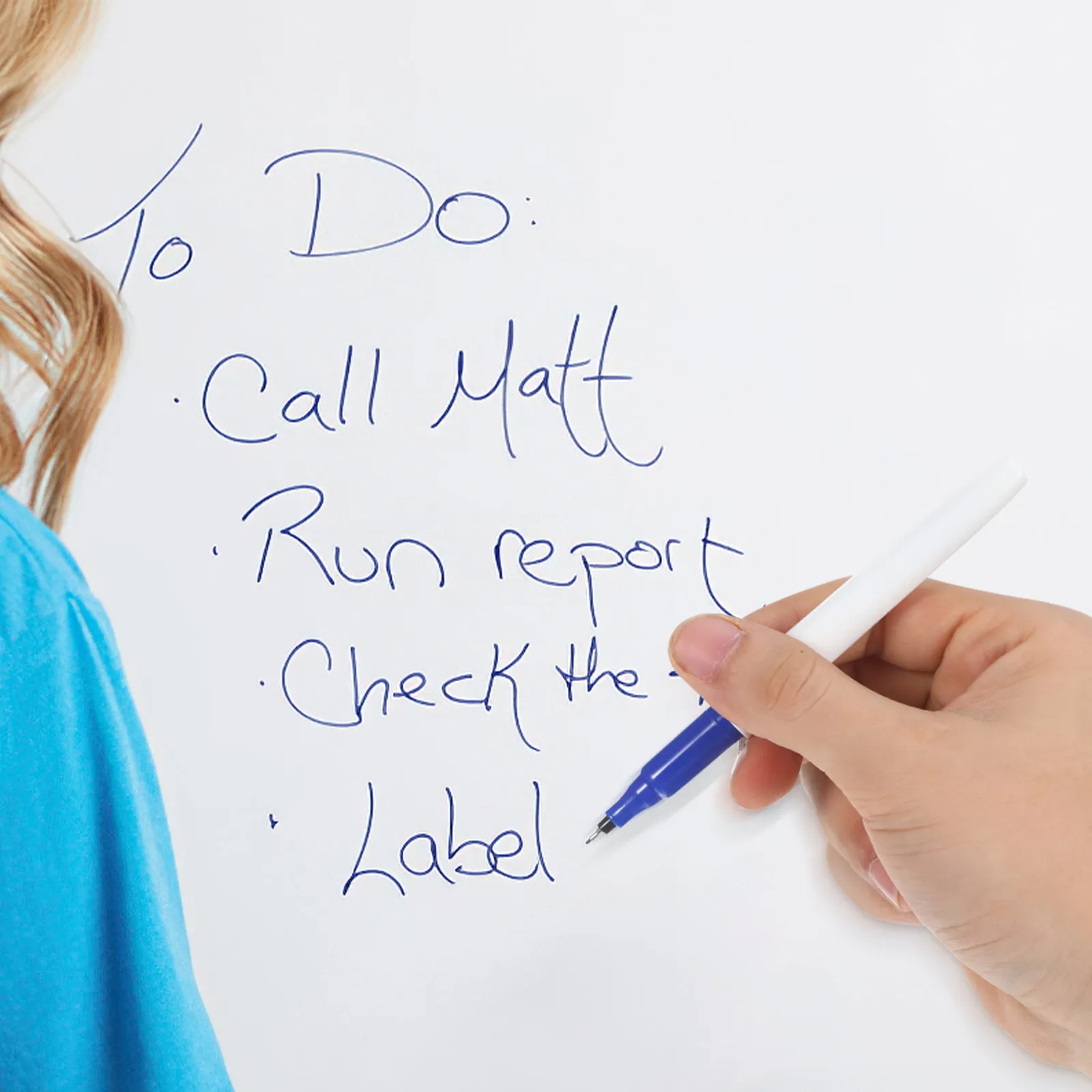 

6Pcs Whiteboard Markers Erasable Reusable Water-Resistant Lightweight Design for Classroom and Office Use Marker Pens Whiteboard