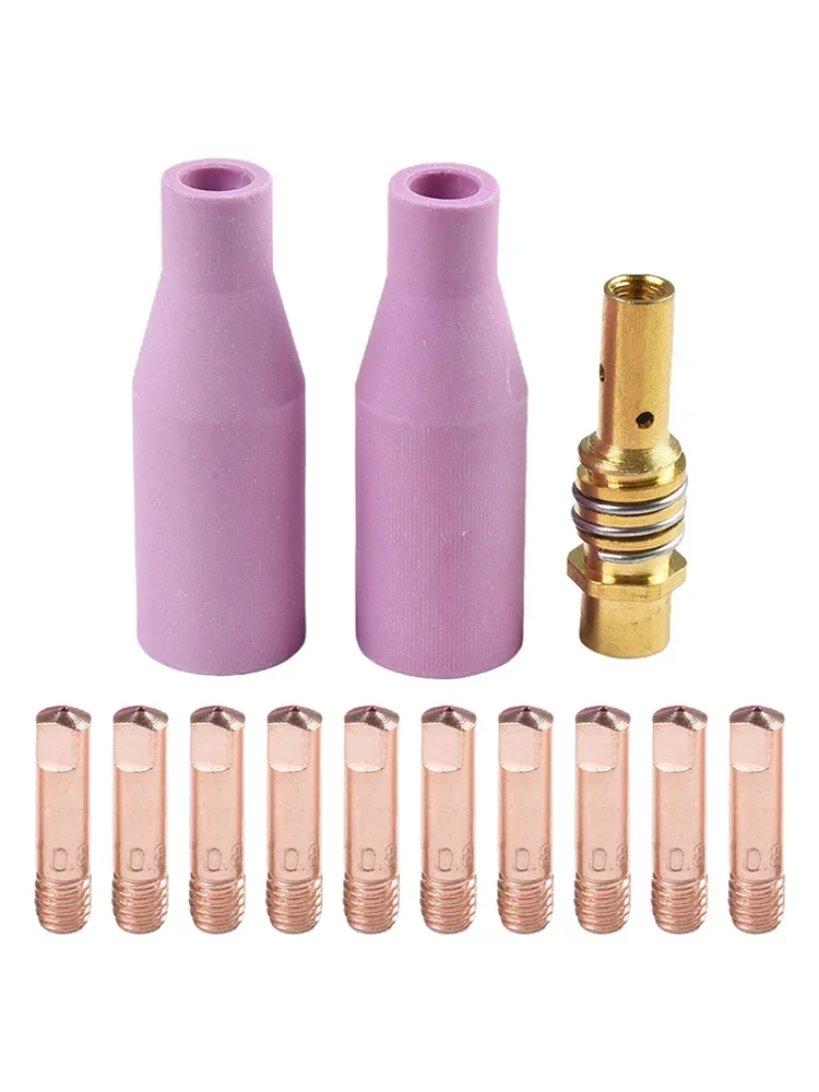 1set Lastoorts 15AK Argon Gas Keramische Mondstuk Houder Contact Tip Voor 15AK MIG Metaalverwerking Power Tools accessoires