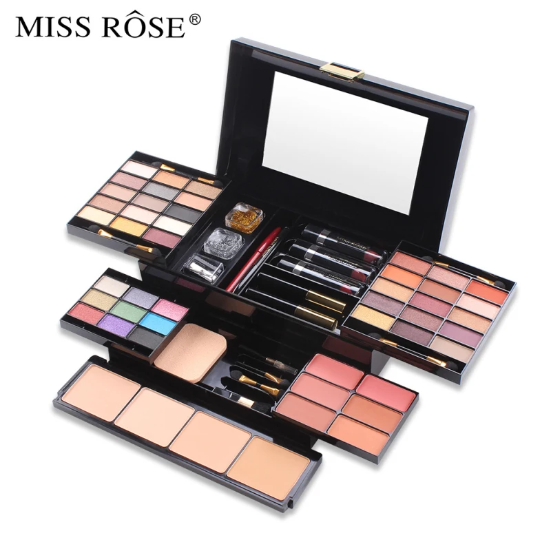 Multifunktions-Kosmetik-Kit All-in-One-Lidschatten-Make-up-Pinsel Lippenstift Make-up-Set Palette Fall profession elle Masken bildner Box