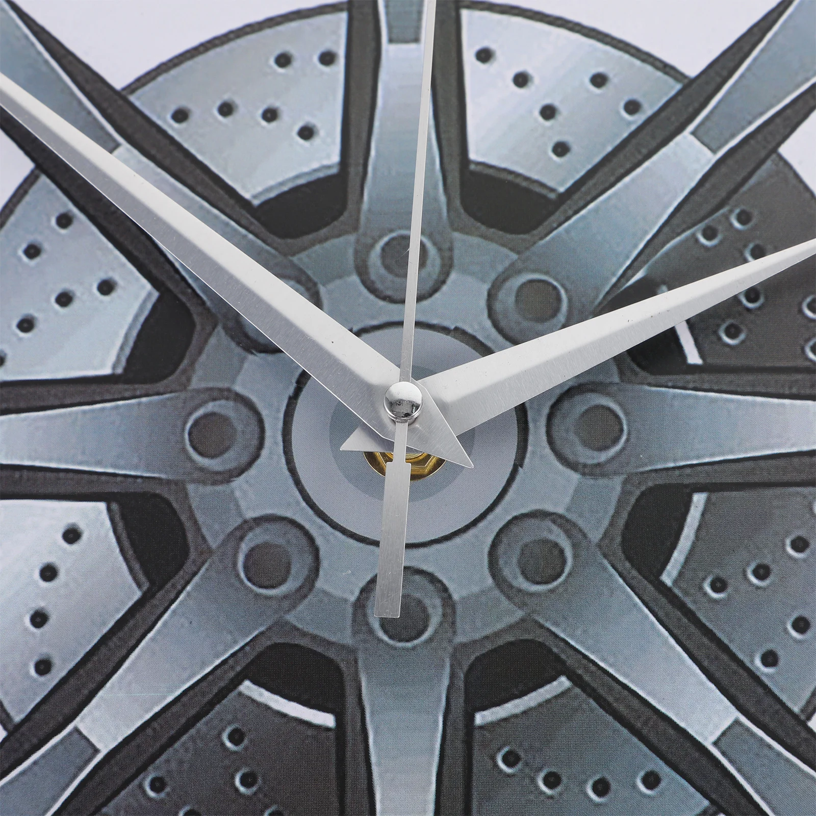 

3D Car Wheel Clock For Wall Decor Large Mute Tire Rim Timepiece Scratch Resistant Modern Living Room Office Home Decor Creative