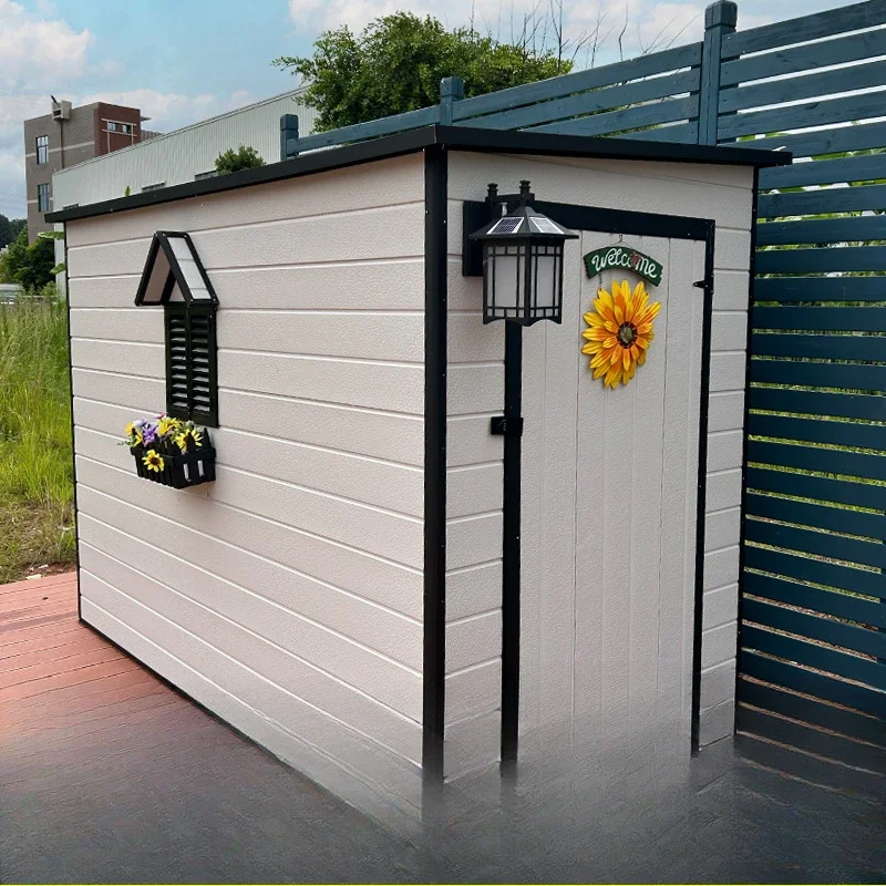 Outdoor tool room, mobile cabin, courtyard storage, simple combination