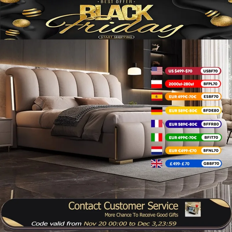 

Minimalist Simple Double Bed Frame Luxury Heavy Cheap Mattress Double Bed Storage Modern High Cama Matrimonial Bedroom Furniture