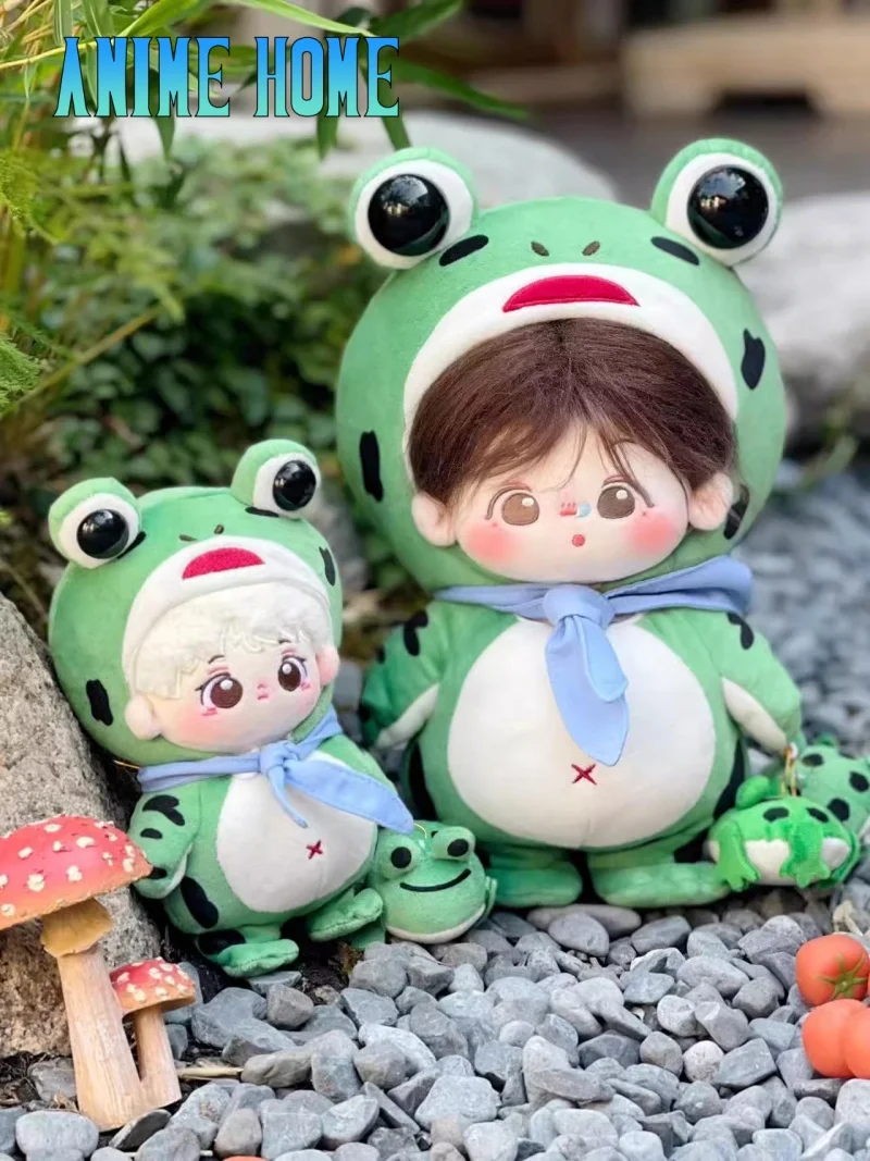 Original Animal Frog Suit For 10cm 20cm Doll Toy Clothes Costume Headwear Cosplay Gift Cute Lovely