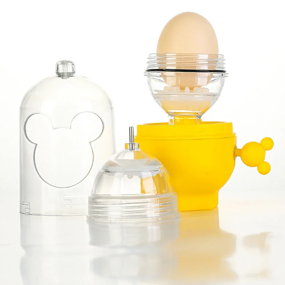 Plastic Egg Scrambler Hand Type Removable Washable Manual Scrambled Eggs Maker Kitchen Puller Cooking Accessories