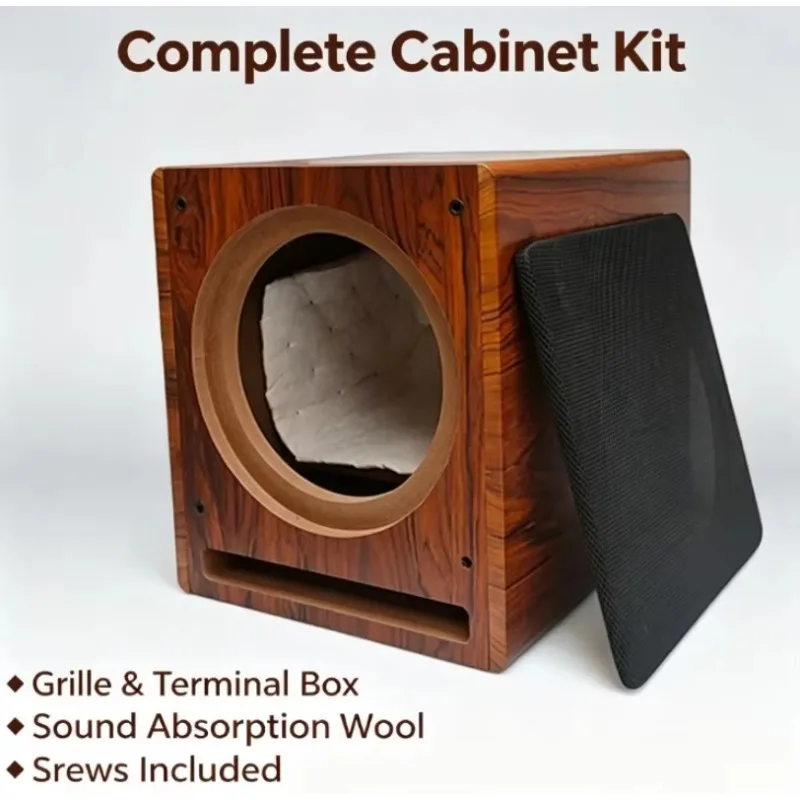 Wooden Overweight Subwoofer Speaker Shell Empty Box Suitable For 8 10 12 15 Inch Subwoofer Speaker