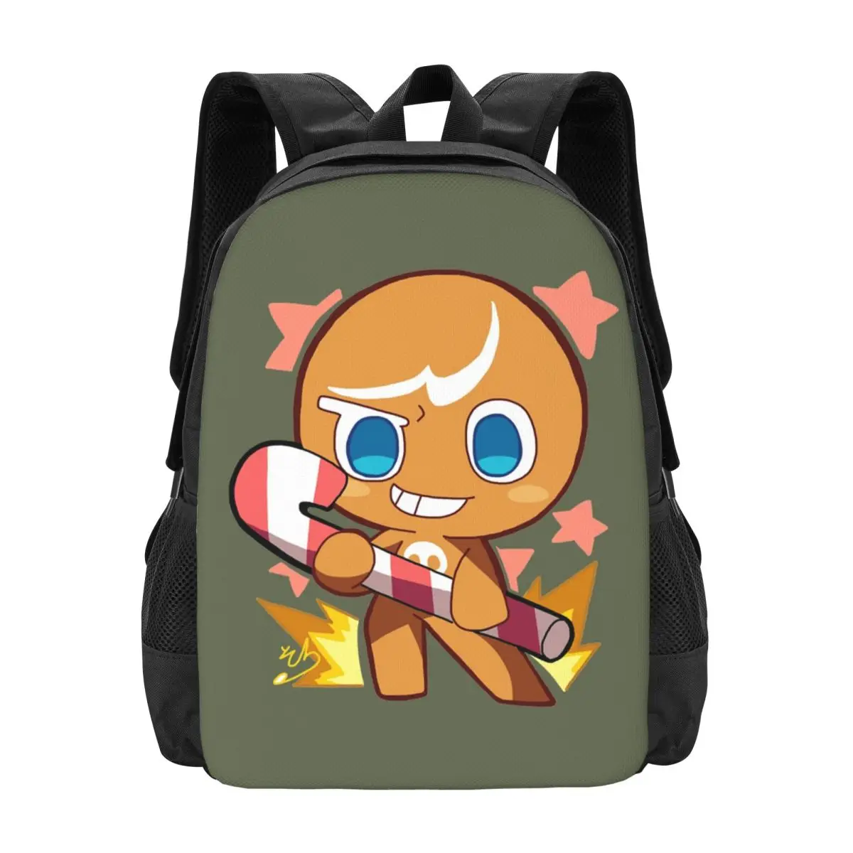 Sorbet Shark Cookie! Cookie Run Kingdom Backpack Hot Sale Daypack Large Capacity BookBag School Bag Shoulder Bags for Men Women