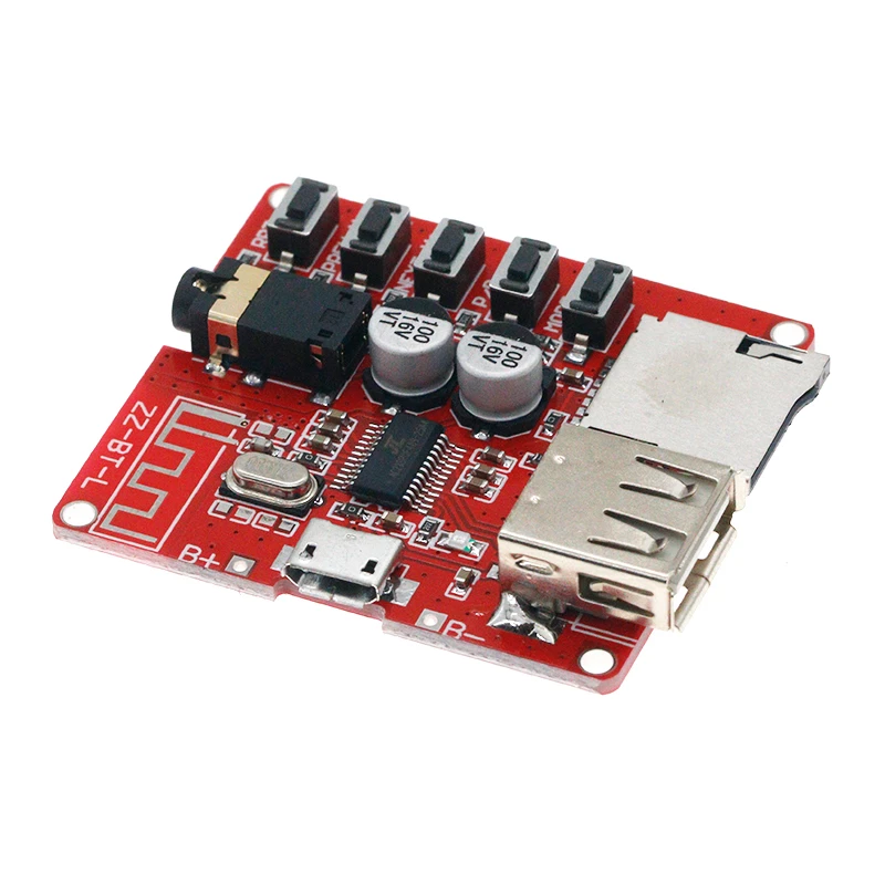 Bluetooth MP3 Modul Decoding Papan Penerima Audio Amplifier Speaker Mobil Lossless Modifikasi Bluetooth 4.1 Sirkuit DIY