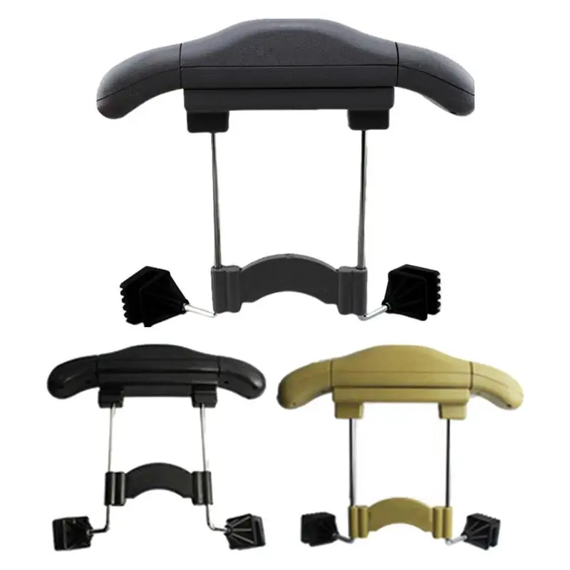 Portable Car Coat Hanger Hook Retractable Car Seat Coat Rack Hanger Auto Headrest Clothes Hangers Internal Spare Parts