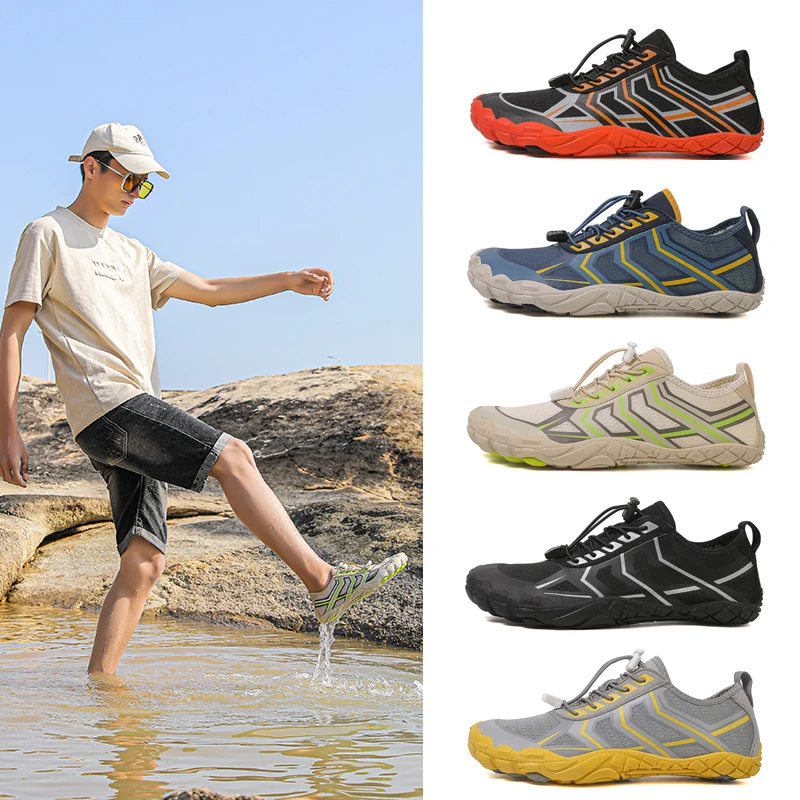

Men Swimming Shoes Aqua Beach Barefoot Yoga Toning River Tracing Multi-Functional Fitness Big Size 47 48 Hot Sale In Europe