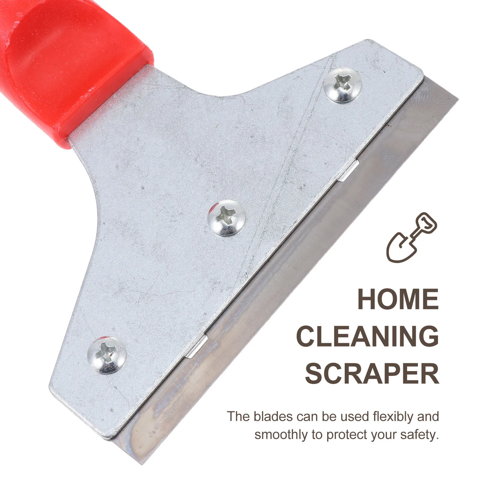 

2pcs Cleaning Scrapers Glue Removal Tools For Home Oil Paint Tile Floor Cement Residue Scraper Glass Granite Concrete Surface