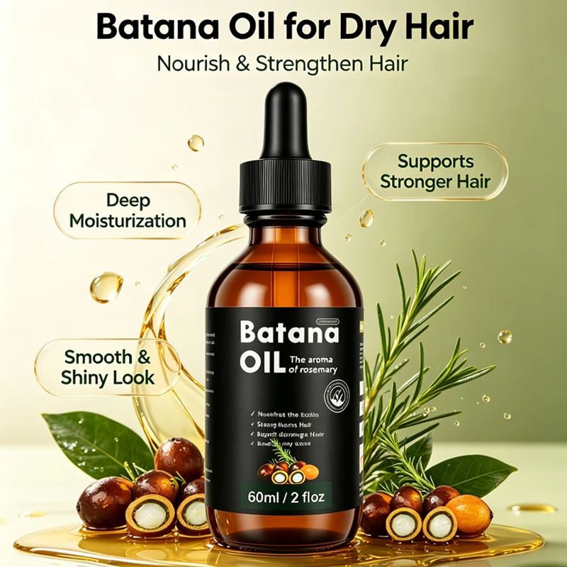 Amococo Amococo Batana Oil with Rosemary Hair Scalp Nourishing Oil Natural Hair Strengthening Serum for Dry Ends Frizz Control 60ml X 2 + 30ml X 1 - Aliexpress Deal