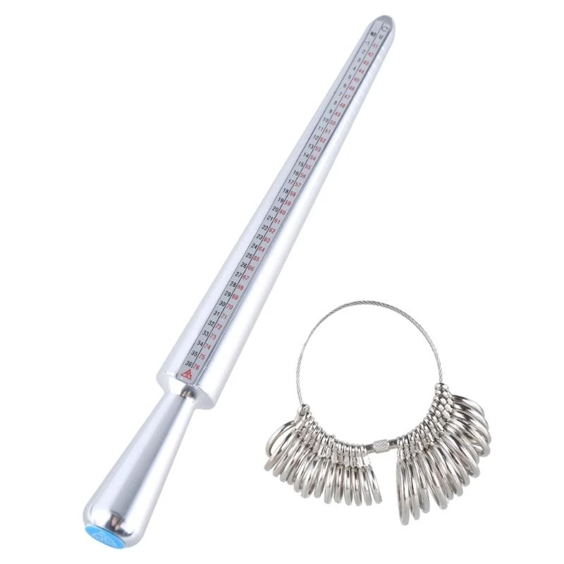 

Ring Sizer Measuring Tool Ring Mandrel Finger Sizing Guage Ring Sizer Adjuster