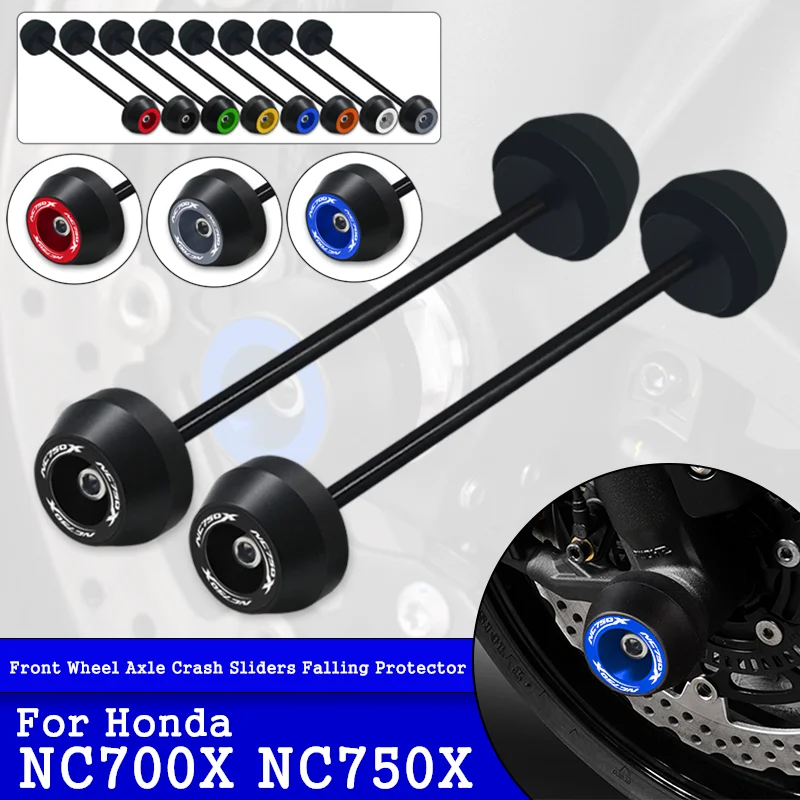 

For Honda NC700X NC700S NC750X NC750S NC 700X 750X 2012-2017 Motorcycle Front Axle Fork Wheel Protector Crash Sliders Cap Pad