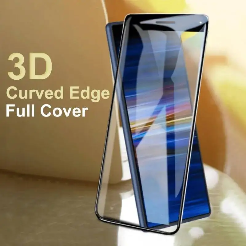 

3D Curved Full Cover Screen Protector For Sony Xperia 10 5 1 III II XZ4 XZ3 XZ2 XZ1 Compact XZ Premium XA2 Ultra Tempered Glass