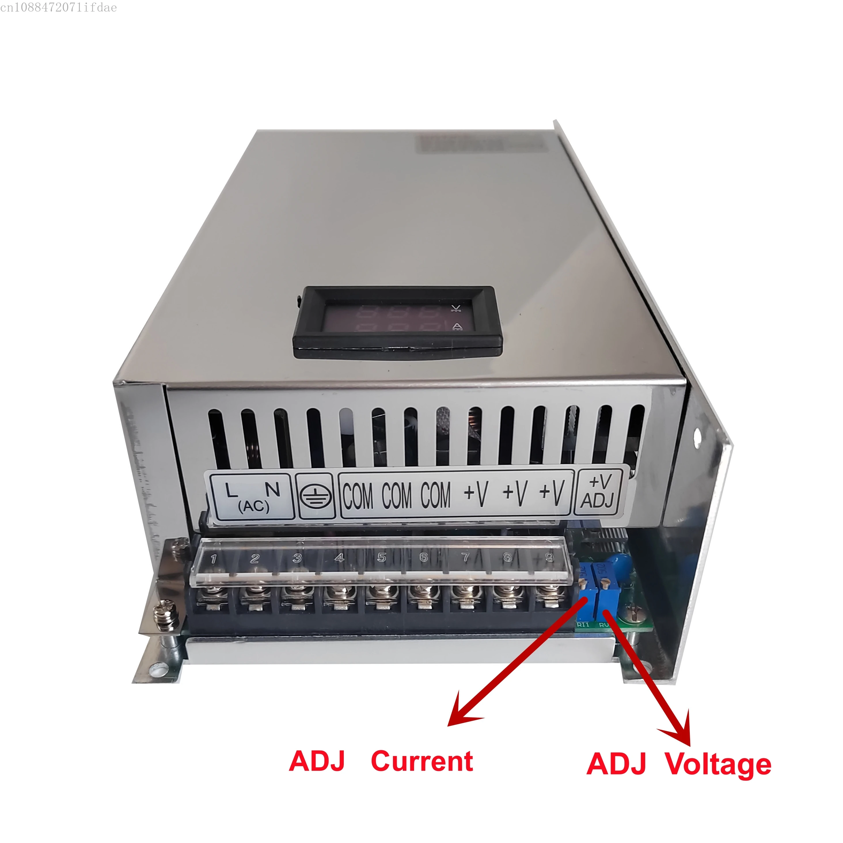 

CHUX Adjustable Switching Power Supply With Display 0-12V 15V 24V 27V 36V 40V 48V 55V 1000W SMPS 60V 80V 90V 100V 110V 220V DC