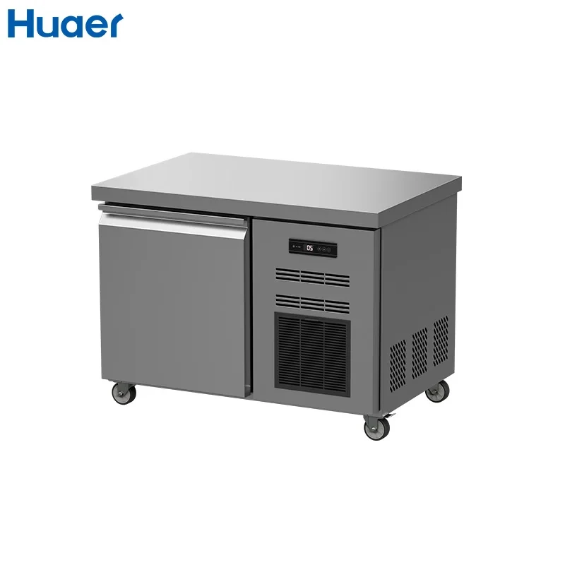 

custom.INOX Chef Table Commercial Freezer Bar R290 Chest Freezer Stainless