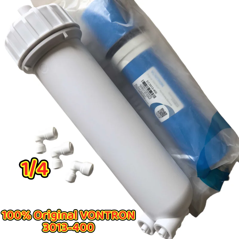 الأصلي VONTRON 3013-400 التناضح العكسي RO غشاء + 1/4 اتصال سريع مبيت مرشح المياه