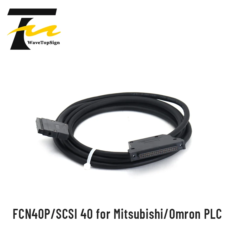 

WaveTopSign A6TBXY36 Terminal FCN to MIL Connection Cable I/O interface Connection Cable FCN40P 40P for Mitsubishi/Omron PLC