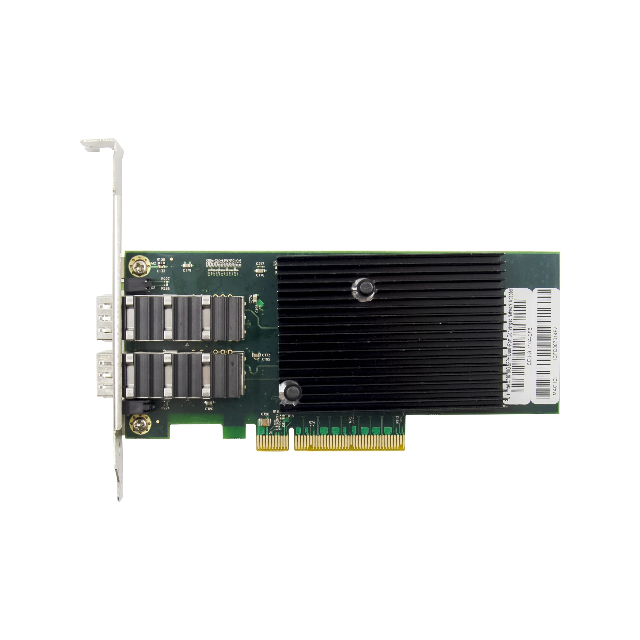 Kartu LAN PCIe SUNWEIT ST7218 PCIe 3.0 X8 X710 Dual SFP 10 Gigabit Ethernet X710-da2