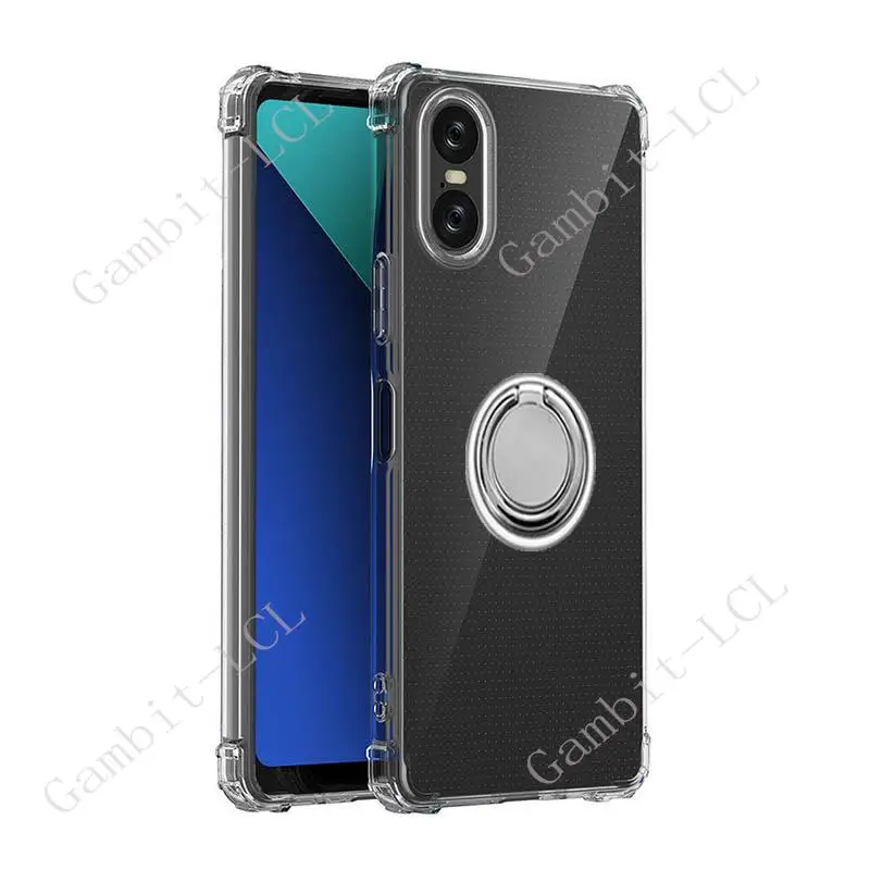 لسوني اريكسون 1 VI 10 فولت 1VI 5 II 1 IV 1IV 5IV 10 III لايت Pro-I عودة حلقة حامل قوس جراب هاتف لينة سيليكون بولي يوريثان قذيفة