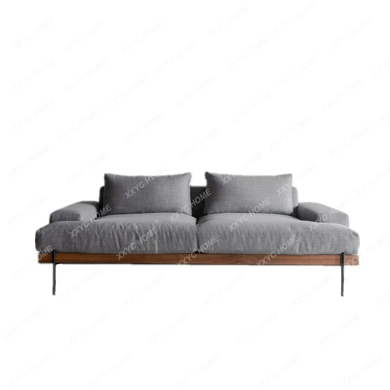 

LXLight luxury living room small apartment three-person fabric sofa removable and washable
