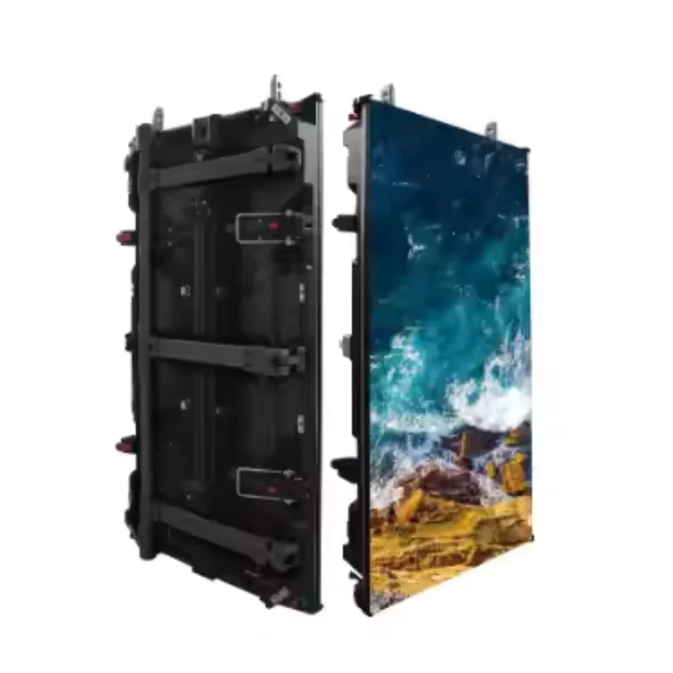 سطوع عالية 3000nits P1.95 P2.6 في الهواء الطلق COB تأجير شاشة عرض LED لوحة حجم 500x1000mm أفضل صندوق تكنولوجيا LED