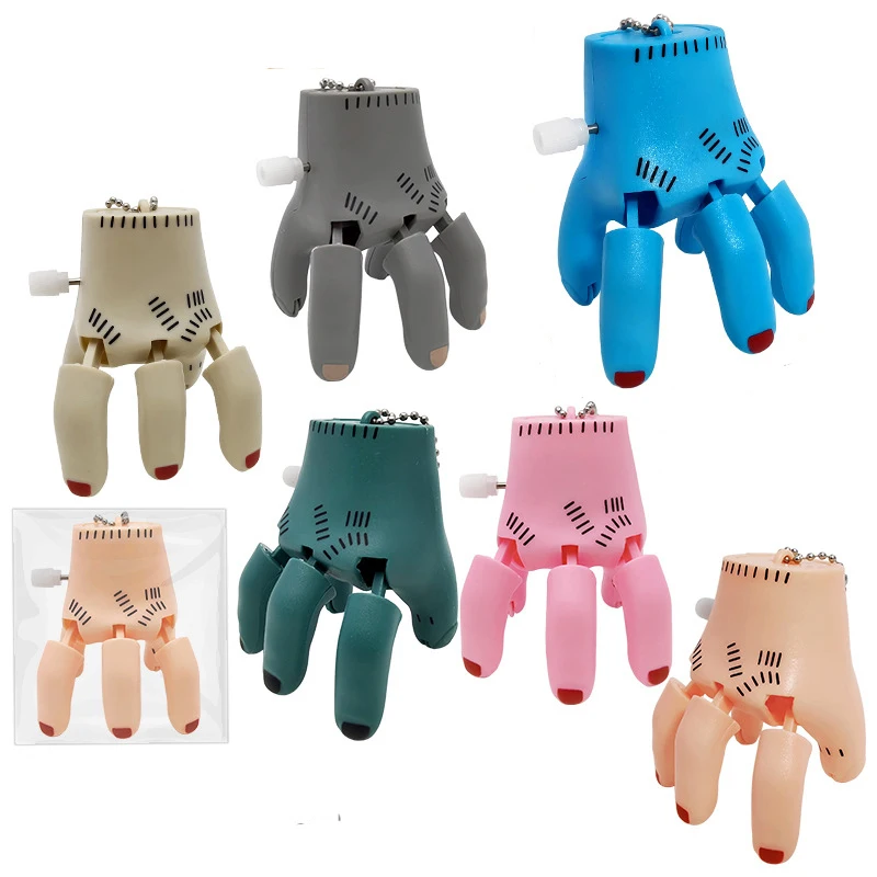 Novelty Simulation Chain Break Hand Stitching Clockwork Crawling Ghost Hand Tricking Adult  Funny Toy
