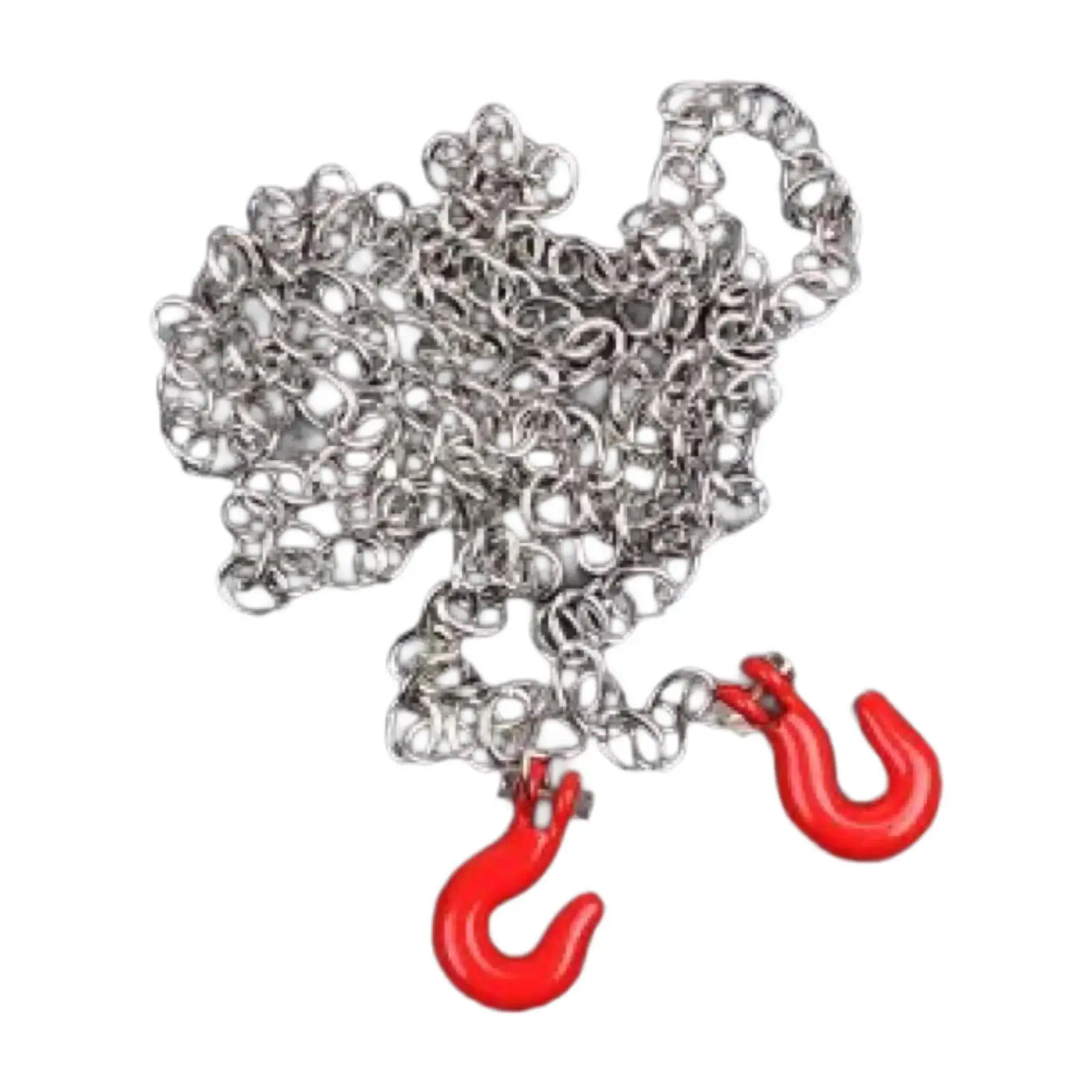 

RC Car Tow Hook Chain CNC Metal Sturdy Decoration with Trailer Hook Attractive for 1/12 Truck Rock Crawler Parts Upgrade
