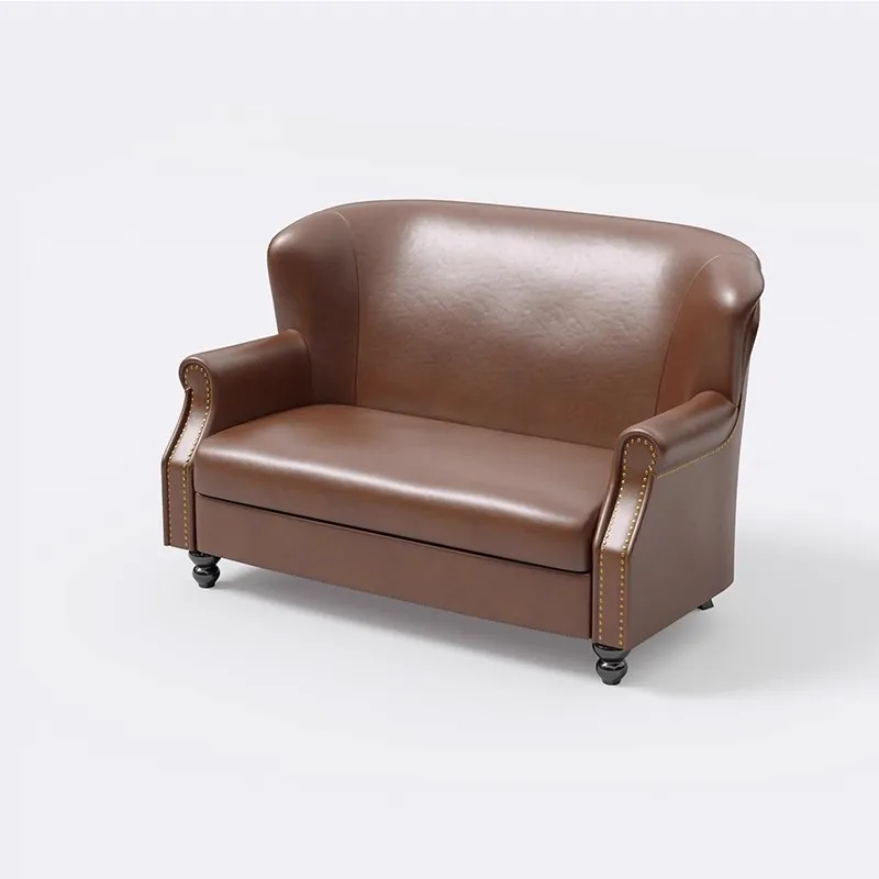 #American Style Commercial Bar Furniture SetCustomized Leather High Backrest Armchair Nightclub Whisky Cocktail Pub Single Sofa